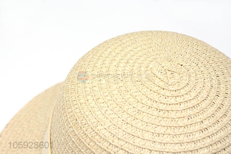 Custom children kids baby beach paper straw hat