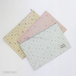 Good Quanlity Stationery Zipper File Bag for Student Papers Filing