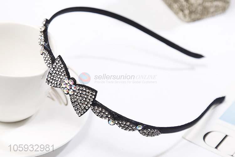 Popular Diamond Bowknot Hair Hoop Best Hair Accessories