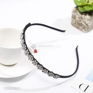 Unique Design Diamond Flower Accessories Hair Hoop