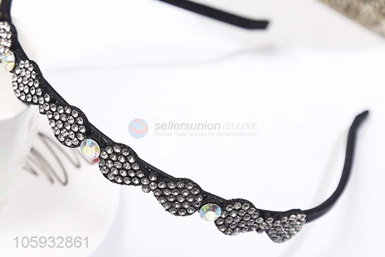 Good Sale Diamond Bowknot Accessories Hair Hoop