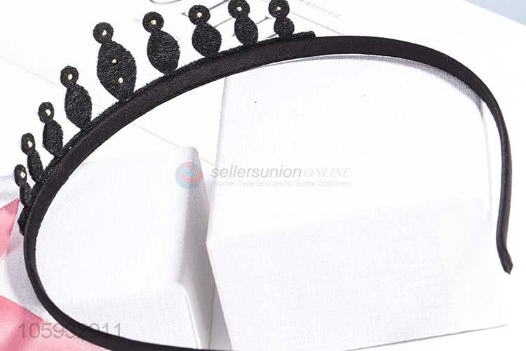 Popular Crown Design Diamond Hair Hoop Best Headband