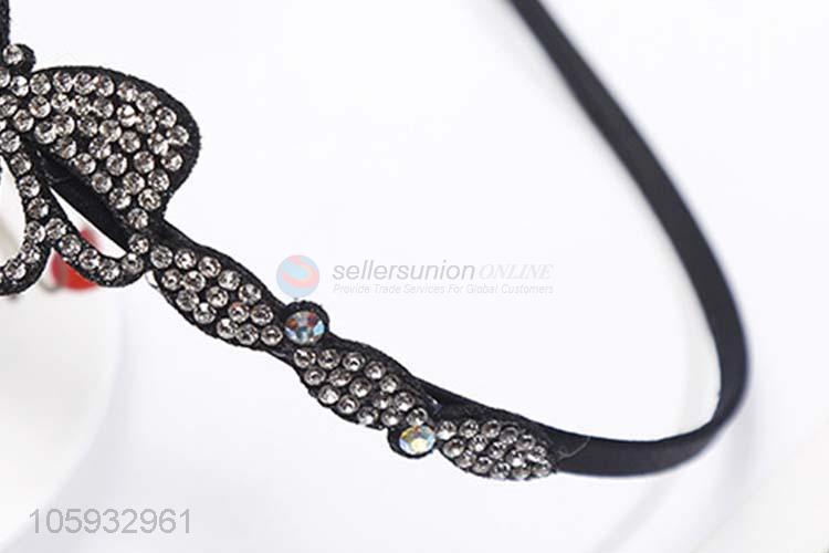 Custom Diamond Bowknot Hair Hoop Popular Headband