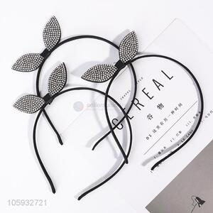 Lovely Design Diamond Rabbit Ear Hair Hoop