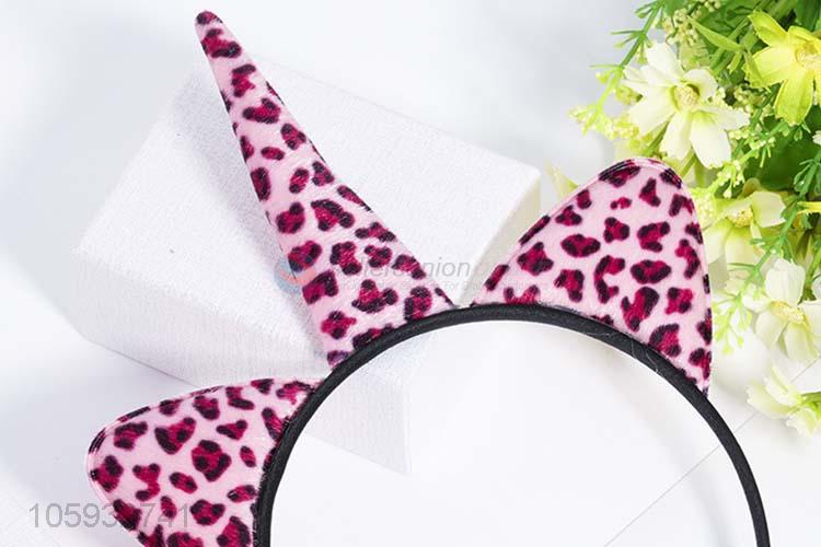 Wholesale Imitated Mink Unicorn Cat Ear Hair Band