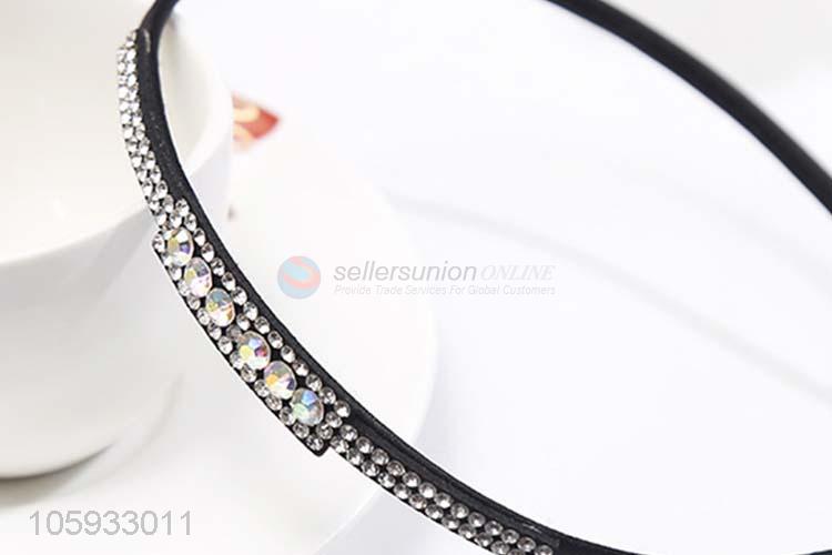 Wholesale Diamond Accessories Hair Hoop Iron Hair Band