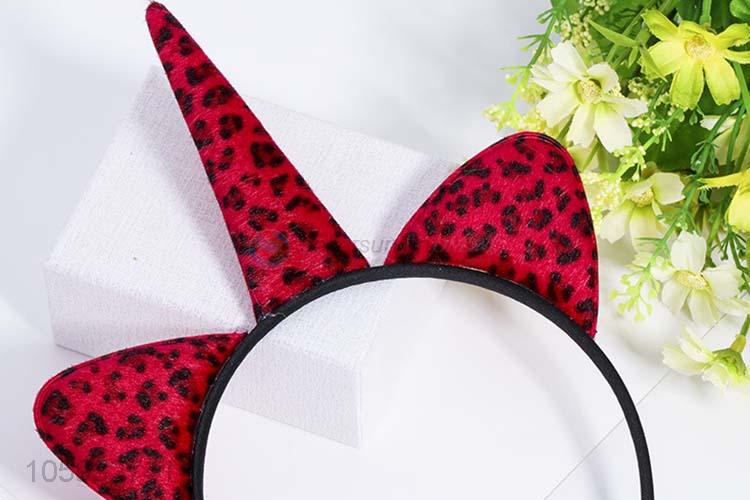 Wholesale Imitated Mink Unicorn Cat Ear Hair Band