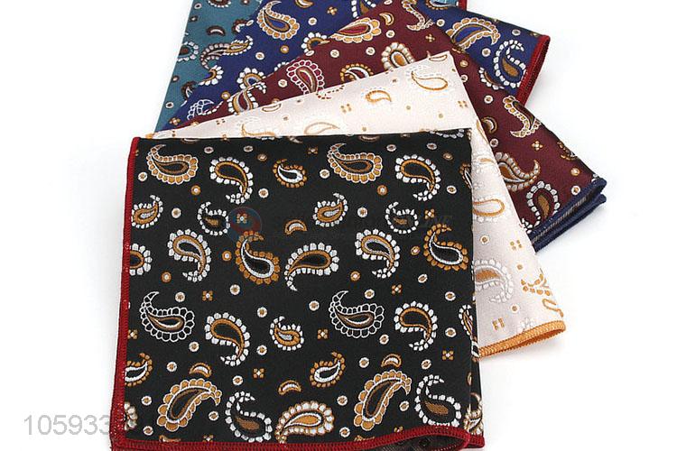 Custom Printed Business Handkerchief Pocket Squares For Men