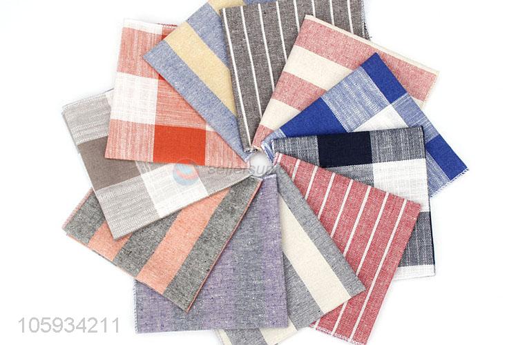 New Style Cotton Pocket Square Cheap Men Handkerchief