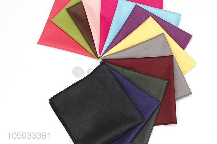 Fashion Pocket Square Cotton Men Handkerchief