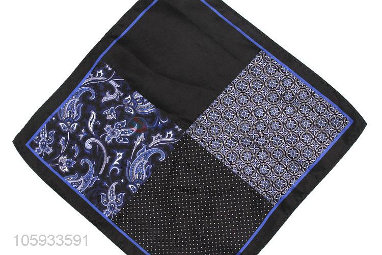 China Manufacture Fashion Polyester Handkerchief For Man