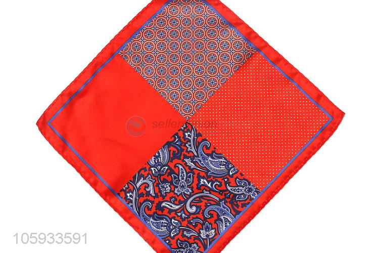 China Manufacture Fashion Polyester Handkerchief For Man