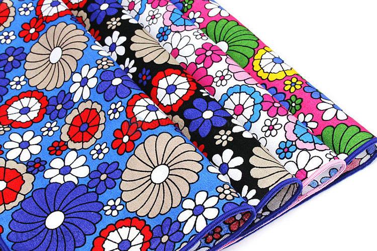 Best Selling Flower Pattern Cotton Handkerchief For Man