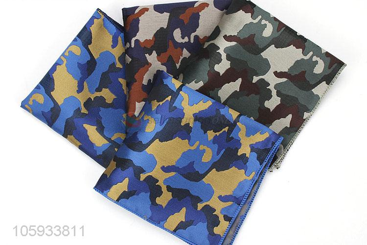 Popular Camouflage Printed Pocket Squares For Men