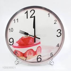 Best Selling Dessert Pattern Household Round Hanging Clock