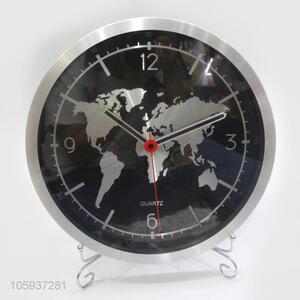 Wholesale Map Pattern Round Hanging Wall Clock