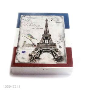 China Hot Sale Eiffel Tower Pattern Photo Album Picture Case Storage