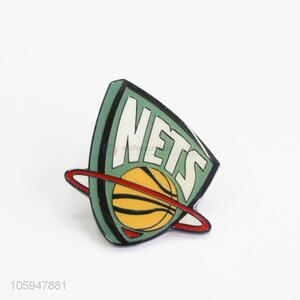 Wholesale Price Individuality Basketball Hoop Sporting Brooch