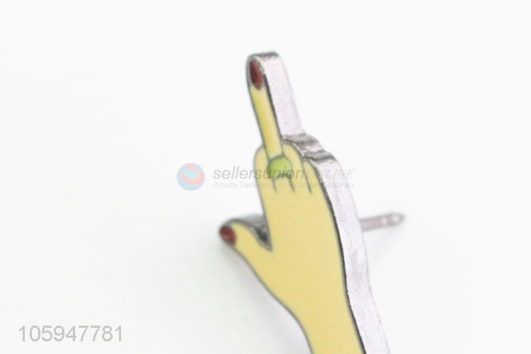 Factory Price Alloy Hand Gesture Brooches