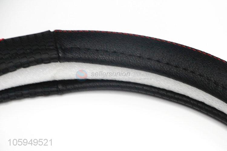 Cheap and High Quality Universal PU Leather Car Steering Wheel Cover