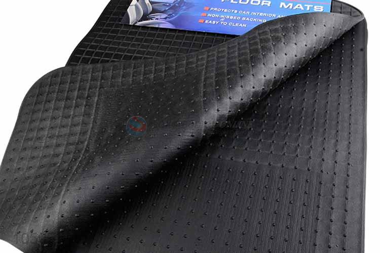 Fashion 4 Pieces Anti-Slip Mat Car Floor Mat Set