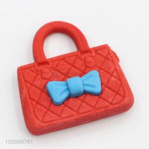 Wholesale cute 3d handbag eraser cartoon eraser for school