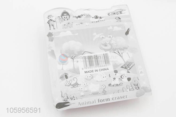 Cheap and high quality cute 3d eraser for kids