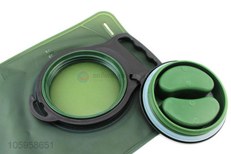 Best sale outdoor hiking wide open water bladder drinking hydration pouch green