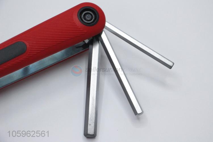 China manufacturer folding hexagon key set allen wrench set