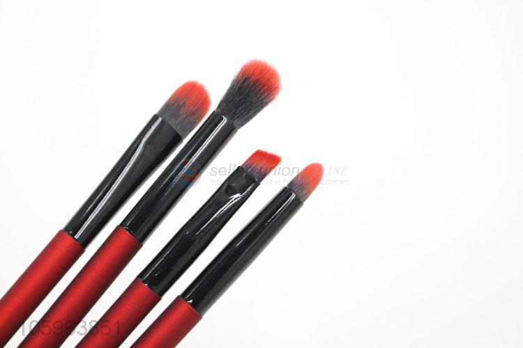 Wholesale price 7 pcs plastic handle nylon hair brush  makeup brush set