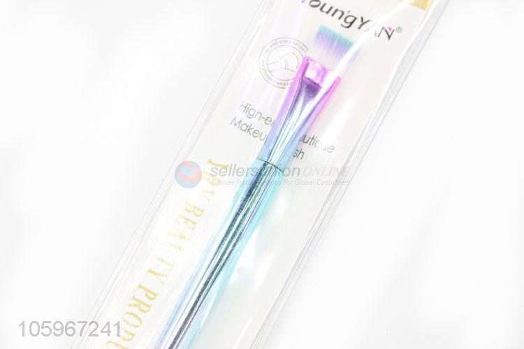 Custom cheap colorful plastic handle eyeliner brush