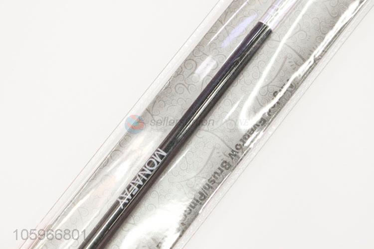 High quality small plastic angled eyebrow brush makeup brushes for eyes