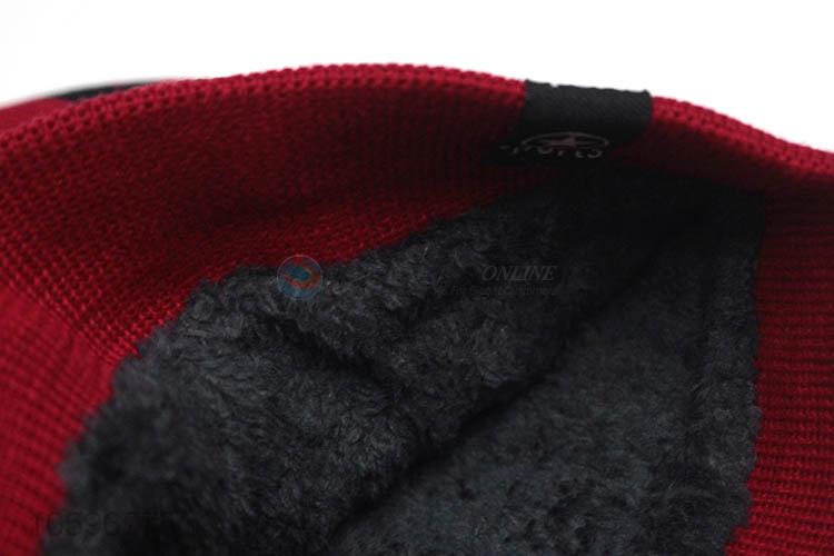 Direct price sport winter plus velvet knitted hat warm cap