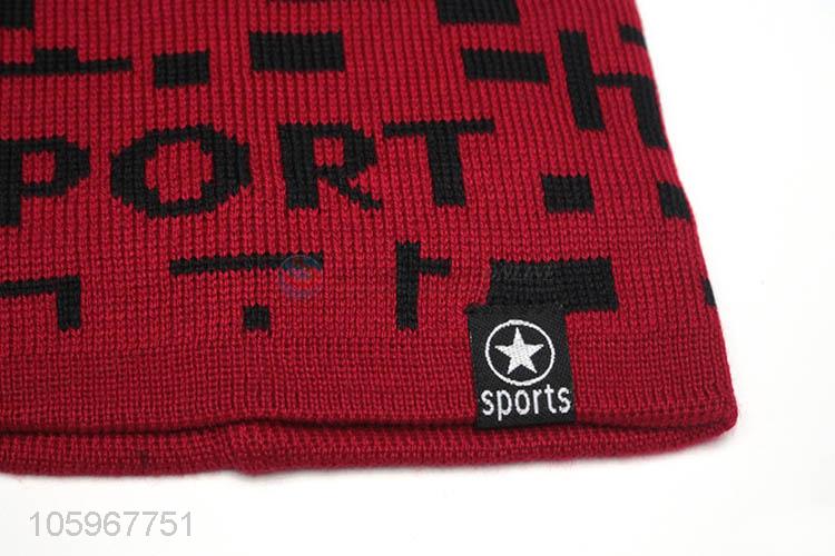 Direct price sport winter plus velvet knitted hat warm cap