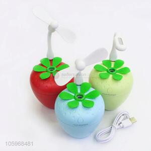 High sales 3 in 1 mini fan usb air humidifier with led light