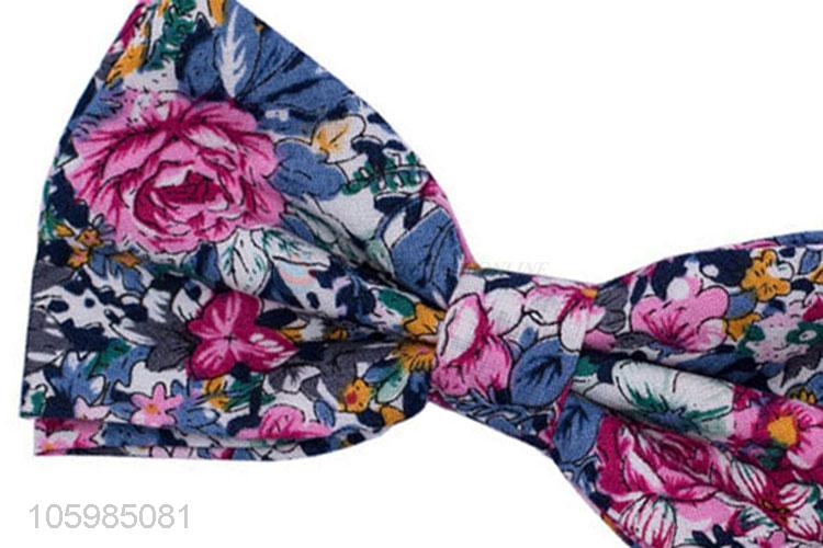 Best selling men's bow tie floral print bow tie