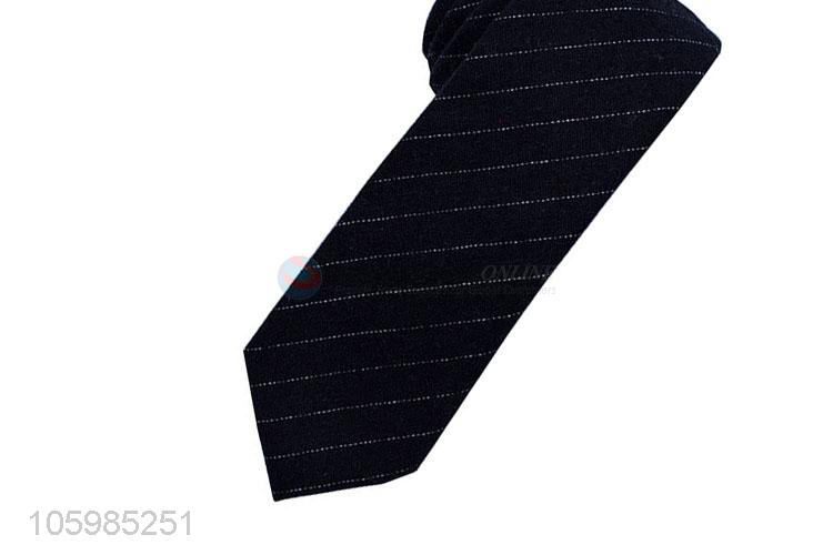 Best quality men ties diagonal stripe knitted wool necktie