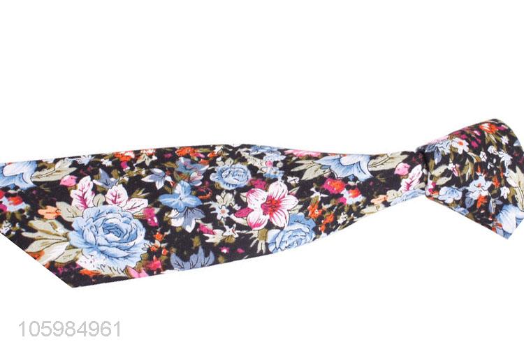 Excellent quality delicate men necktie floral print ties