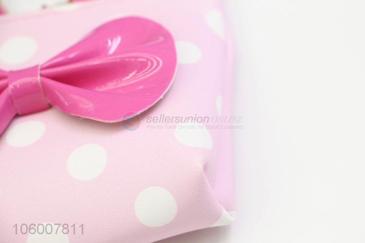 Customized cheap bowknot coin wallet coin bag money bag