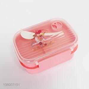 Top Quality Plastic Lunch Box with Spoon