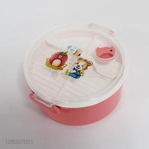 Hot sell bento box plastic lunch box with spoon