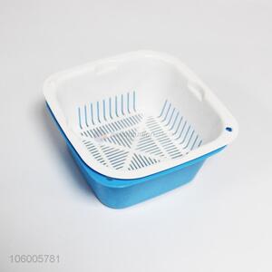 Best Sale Kitchen Vegetable Fruit Storage Basket Plastic Draining Basket