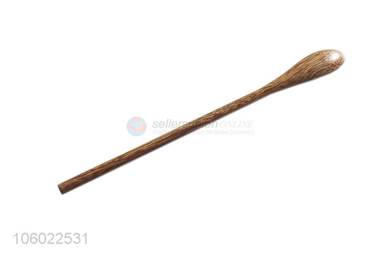 New Design Wooden Long Handle Coffee Spoon