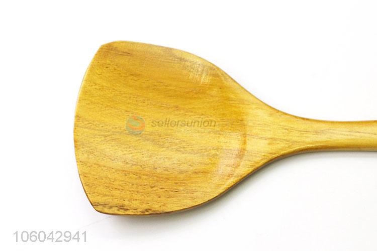 Low price 100% wood kitchen utensils pancake turner wholesale