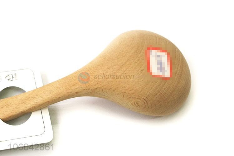 Good quality eco-friendly home use wooden soup ladle soup spoon