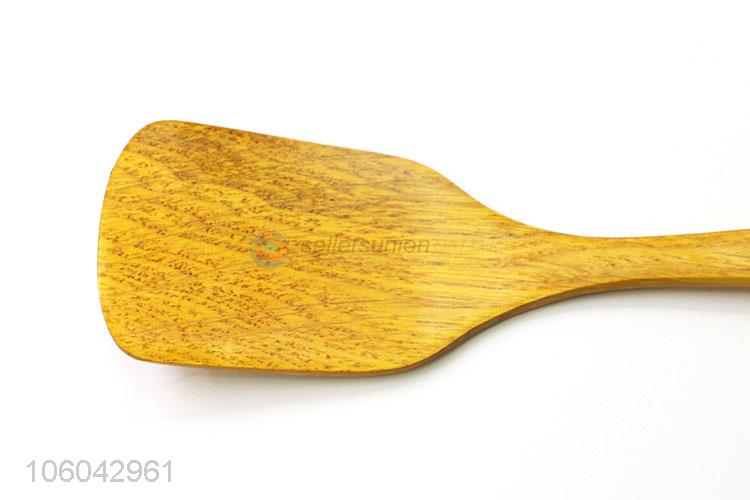 Hot selling eco-friendly wooden cooking spoon pancake turner