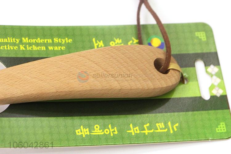 Good quality eco-friendly home use wooden soup ladle soup spoon