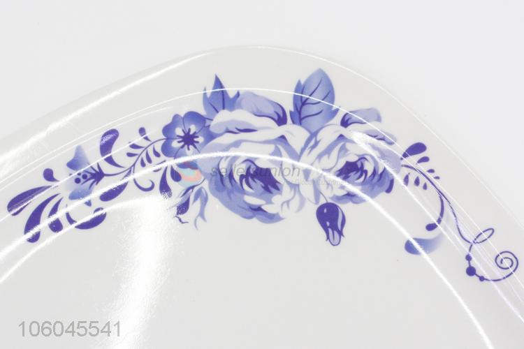 High-grade melamine dinnerware plate for wholesale