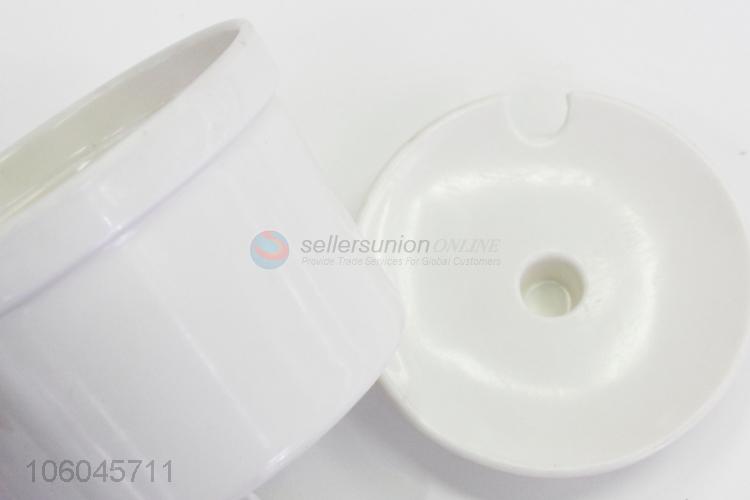 Wholesale price melamine sugar bowl with lid and spoon