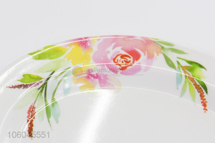 Superior quality oval melamine plate